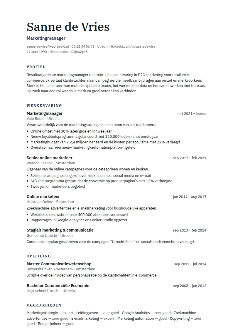 Leiden · Nachtblauw